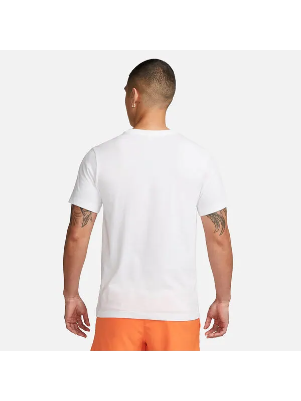 Футболка Nike Dri-FIT Running T-Shirt 'White' — изображение 3 из 3, белый/мульти
