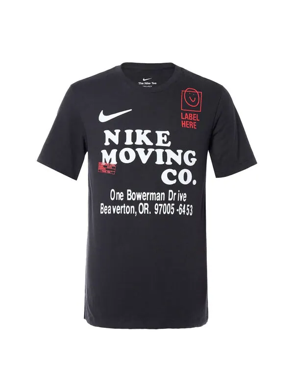 Футболка Nike Dri-FIT Training T-Shirt 'Black' — изображение 1 из 3, черный/мульти