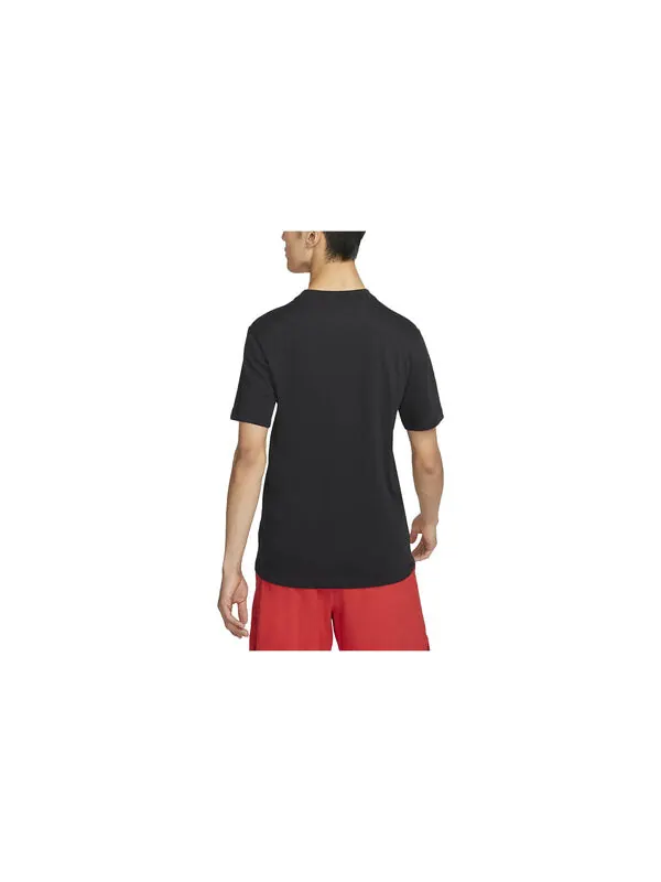 Футболка Nike Dri-FIT Training T-Shirt 'Black' — изображение 3 из 3, черный/мульти
