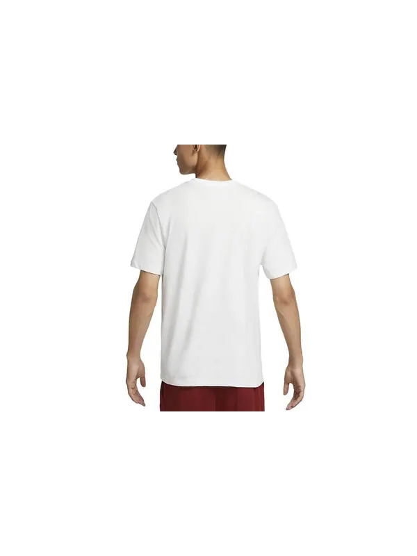 Футболка Nike Dri-FIT Training T-Shirt 'White' — изображение 2 из 3, белый/мульти
