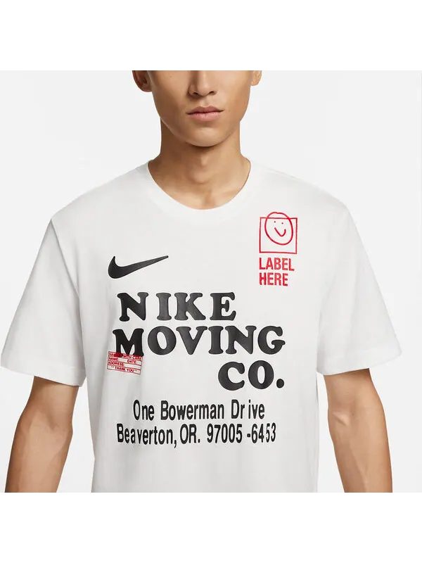 Футболка Nike Dri-FIT Training T-Shirt 'White' — изображение 3 из 3, белый/мульти