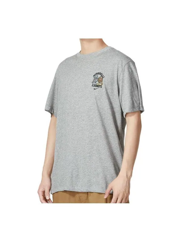 Футболка Nike Dumb-Bell T-Shirt 'Grey' — изображение 1 из 3, серый/мульти