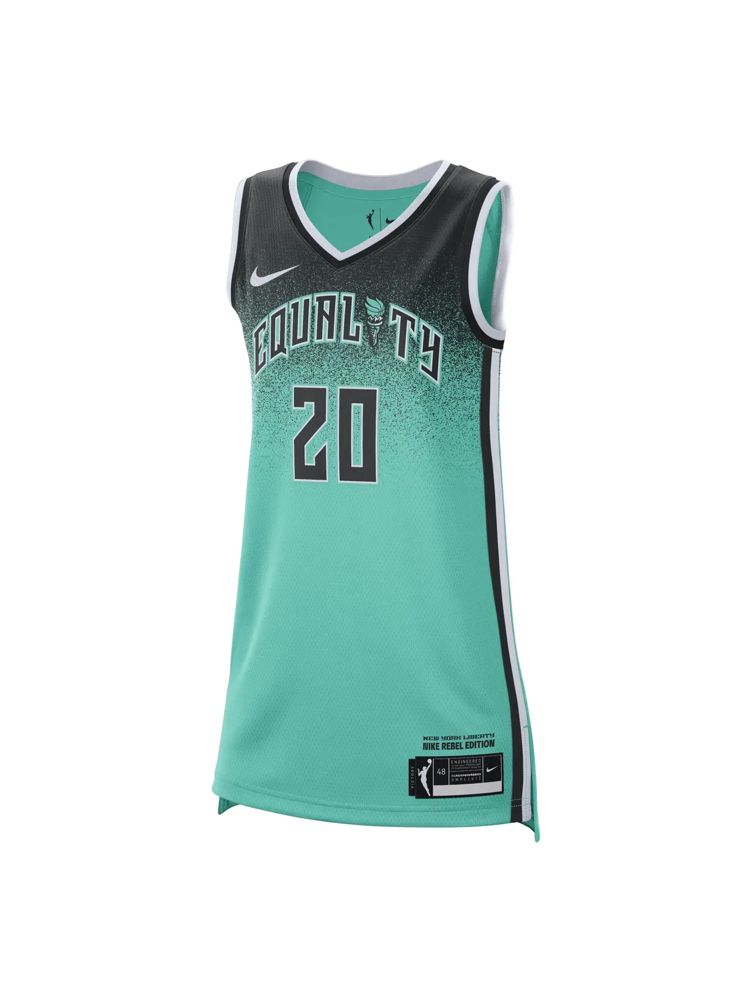 Футболка Nike Sabrina Ionescu New York Liberty Dri-FIT WNBA Victory Jersey 'Mint' FD0806-305 — изображение 1 из 3, зеленый