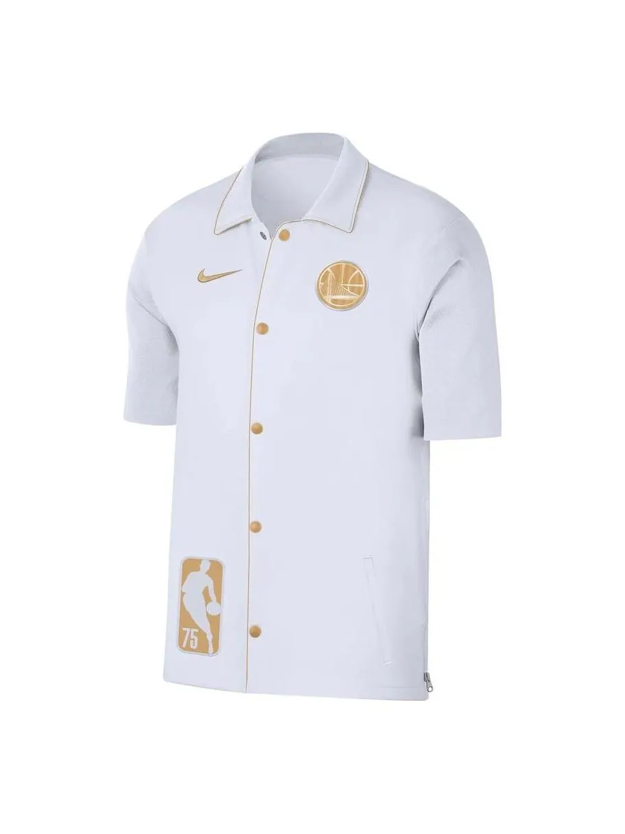 Рубашка Nike Dri Fit NBA Golden State Warriors Showtime Top 'White' — изображение 1 из 2, белый
