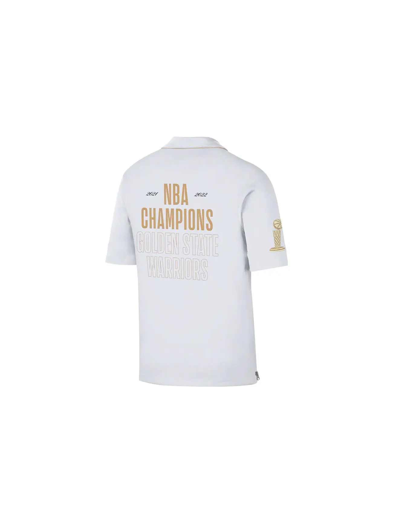 Рубашка Nike Dri Fit NBA Golden State Warriors Showtime Top 'White' — изображение 2 из 2, белый
