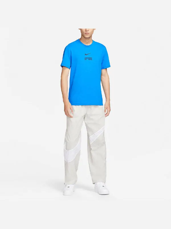 Футболка Nike NSW Big Swoosh T-shirt 'Blue' — изображение 3 из 3, синий/мульти