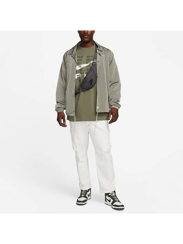 Футболка Nike Sportswear Oversize T-Shirt 'Olive' — изображение 3 из 4, оливковый/зеленый/мульти