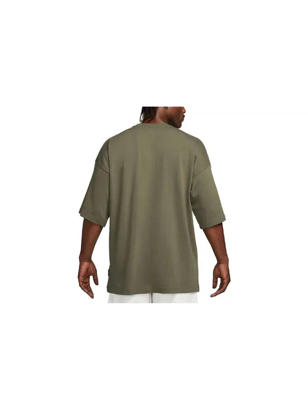 Футболка Nike Sportswear Oversize T-Shirt 'Olive' — изображение 4 из 4, оливковый/зеленый/мульти
