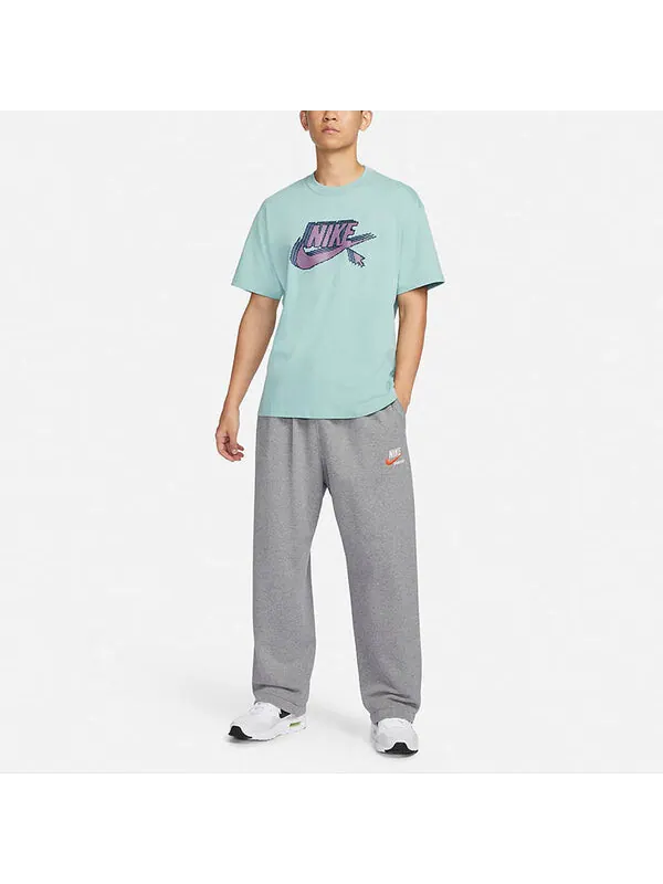 Футболка Nike Sportswear T-Shirt 'Green Purple' — изображение 3 из 3