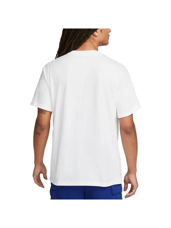 Футболка Nike Sportswear Max90 T-Shirt 'White' — изображение 4 из 4, белый/мульти