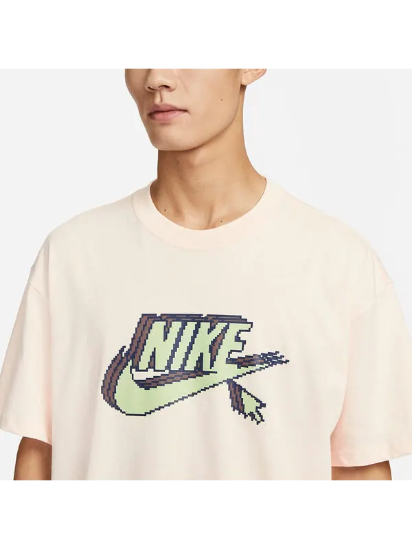 Футболка Nike Sportswear T-Shirt 'Khaki' — изображение 2 из 3, хаки/мульти