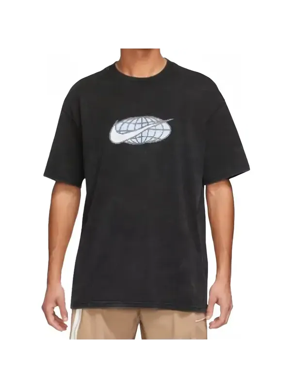 Футболка Nike NSW Max90 T-Shirt 'Black' — изображение 3 из 3, черный