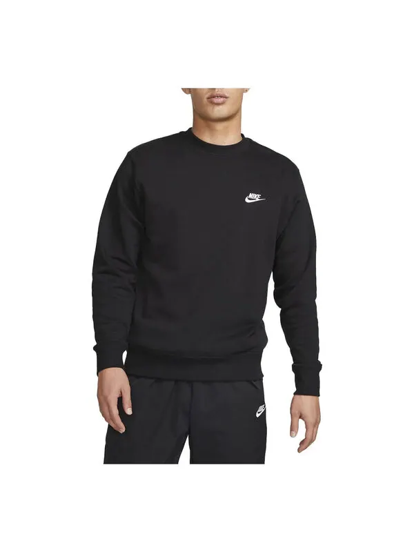 Толстовка спортивная одежда с круглым вырезом толстовка Nike — изображение 1 из 3, черный/белый