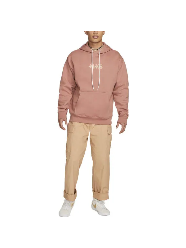 Толстовка Nike SB x Doyenne Fleece Pullover Hoodie 'Fossil Rose' — изображение 3 из 3, розовый