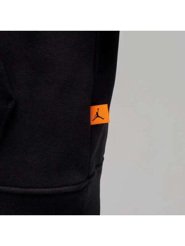 Толстовка Air Jordan Zion Fleece Pullover Hoodie 'Black Cone' — изображение 4 из 4, черный