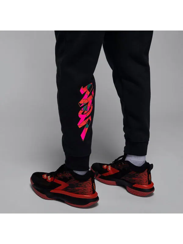 Штаны спортивные штаны с рисунком сион Air Jordan — изображение 3 из 4, черный