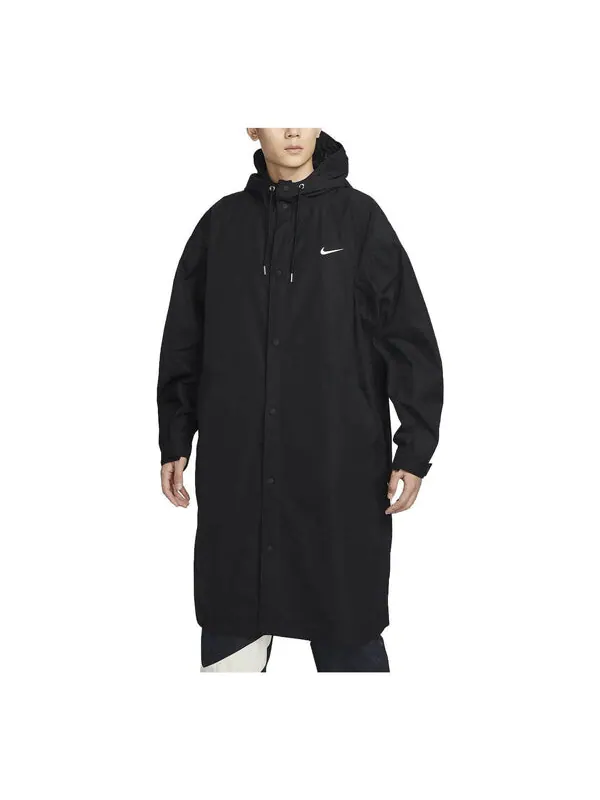 Куртка swoosh тканая парка куртка Nike — изображение 1 из 4, черный