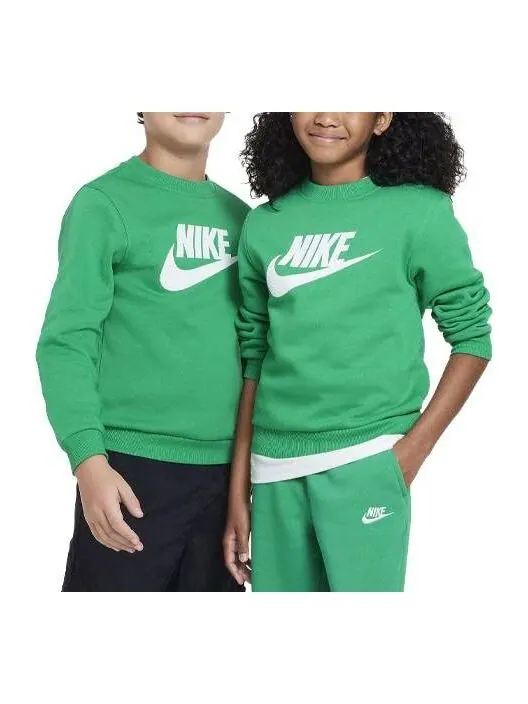 Свитера спортивная одежда клуб флис логотип Nike — изображение 1 из 1, зеленый