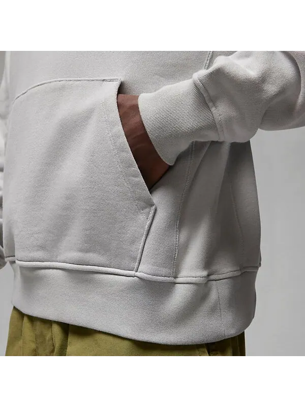 Толстовка Air Jordan x UNION x Bephies Beauty Supply Fleece Hoodie 'Grey Fog' — изображение 4 из 4, серый//зеленый/черный