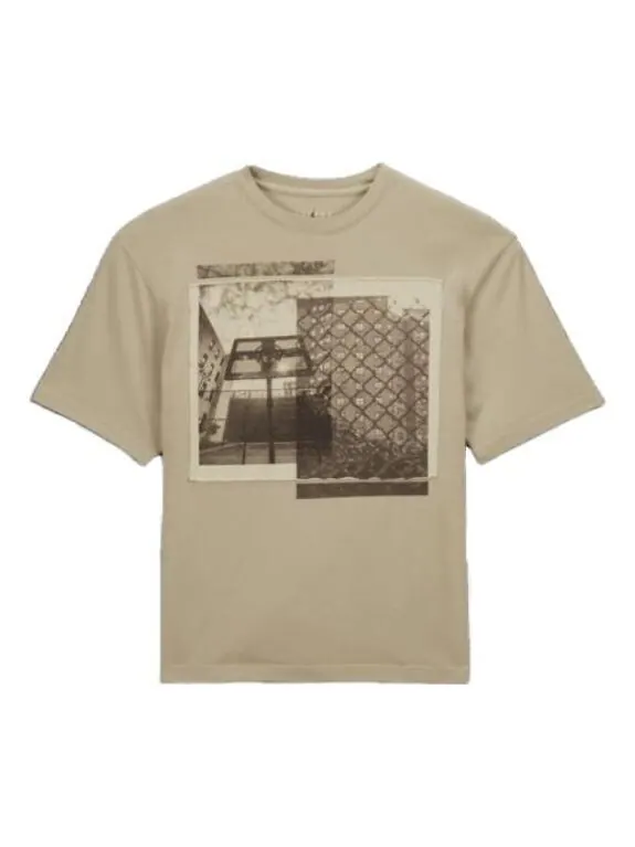 Футболка Air Jordan x UNION x Bephies Beauty Supply Tee 'Khaki' — изображение 1 из 2, хаки/мульти