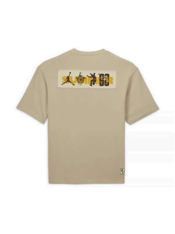 Футболка Air Jordan x UNION x Bephies Beauty Supply Tee 'Khaki' — изображение 2 из 2, хаки/мульти