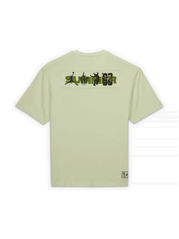 Футболка Air Jordan x UNION x Bephies Beauty Supply Tee 'Green' — изображение 2 из 2, зеленый/мульти
