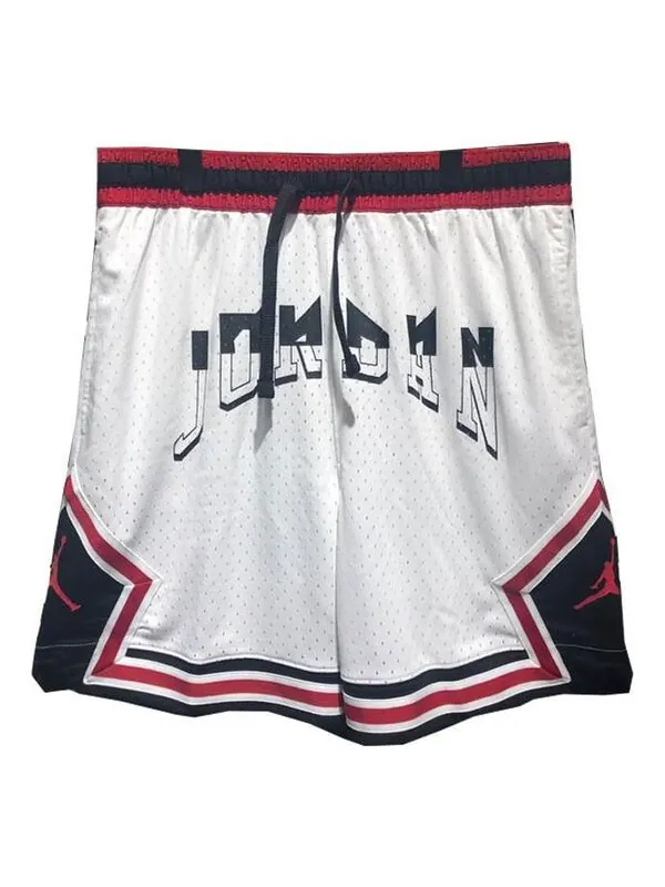Шорты dri fit sport diamond Air Jordan — изображение 1 из 3, белый/красный
