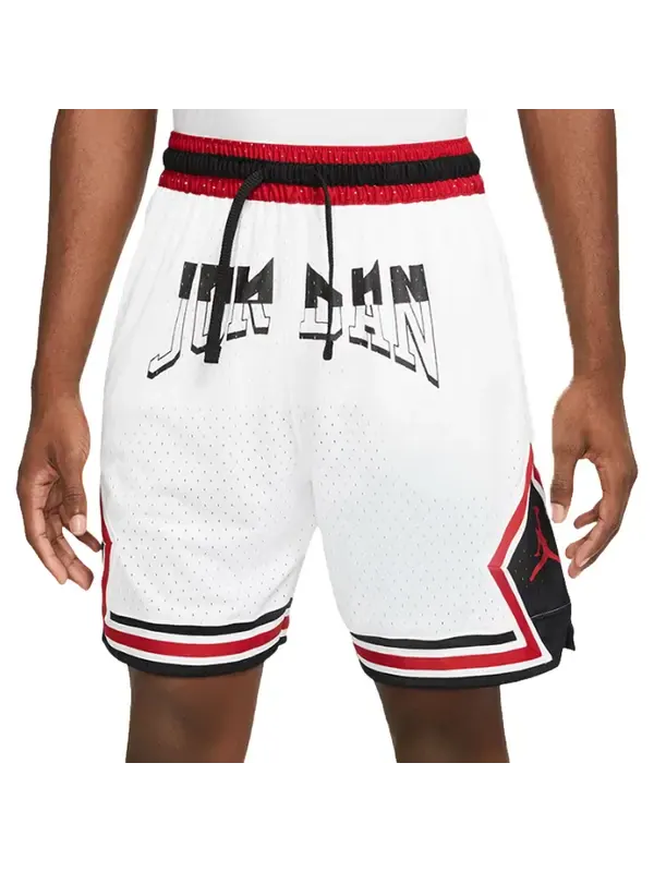 Шорты dri fit sport diamond Air Jordan — изображение 2 из 3, белый/красный