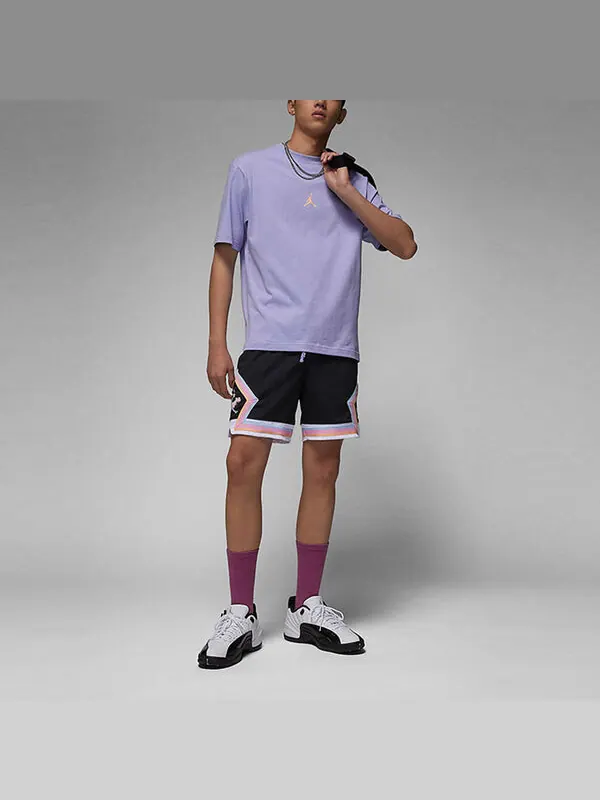 Футболка Air Jordan Dongdan Logo T-Shirt 'Purple' — изображение 3 из 3, фиолетовый