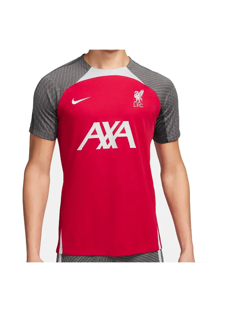 Спортивный топ Nike Dri-FIT Liverpool FC Strike Soccer Knit Top 'Gym Red Grey' FD7084-688 — изображение 1 из 1, красный серый