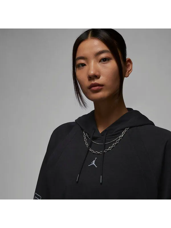 Толстовка Air Jordan Sport Graphic Fleece Hoodie Asia Sizing 'Black' — изображение 4 из 4, черный