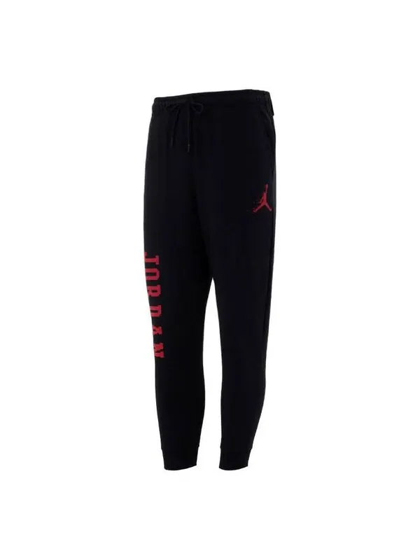 Штаны необходимые праздничные спортивные штаны Air Jordan — изображение 1 из 2, черный/красный