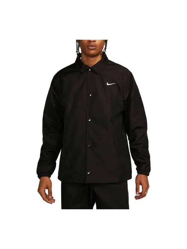 Куртка Nike Authentics Lined Coaches Jacket 'Black' — изображение 1 из 3, черный