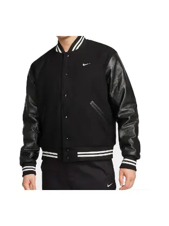 Куртка подлинные университетская куртка Nike — изображение 1 из 4, черный/белый