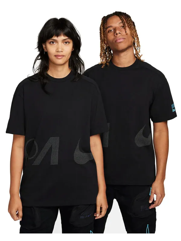 Футболка Nike ISPA Short-Sleeve T-Shirt 'Black' — изображение 2 из 3, черный/мульти