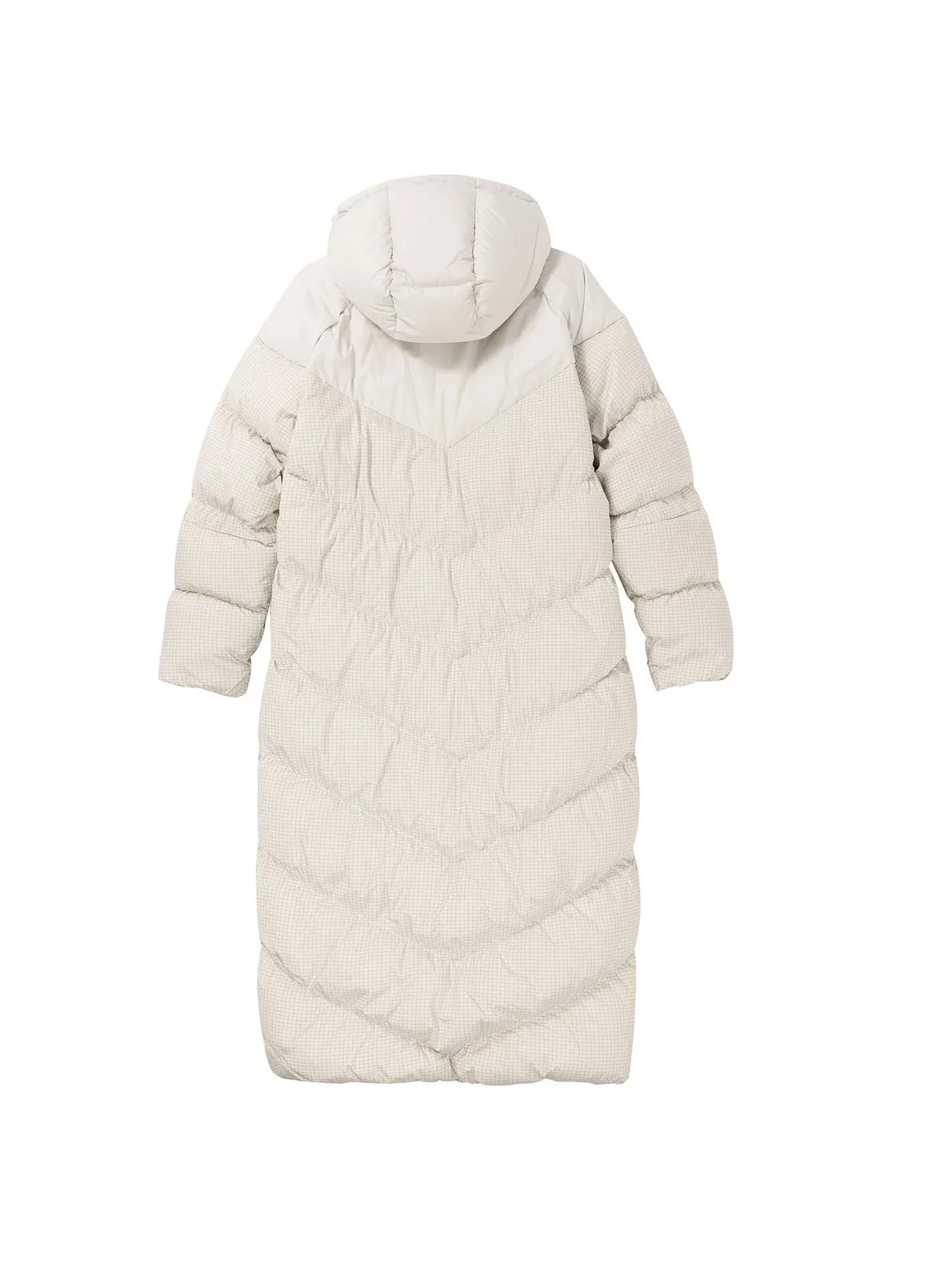Пуховик Nike Sports Loose Casual Long Hooded — изображение 2 из 4, розовый
