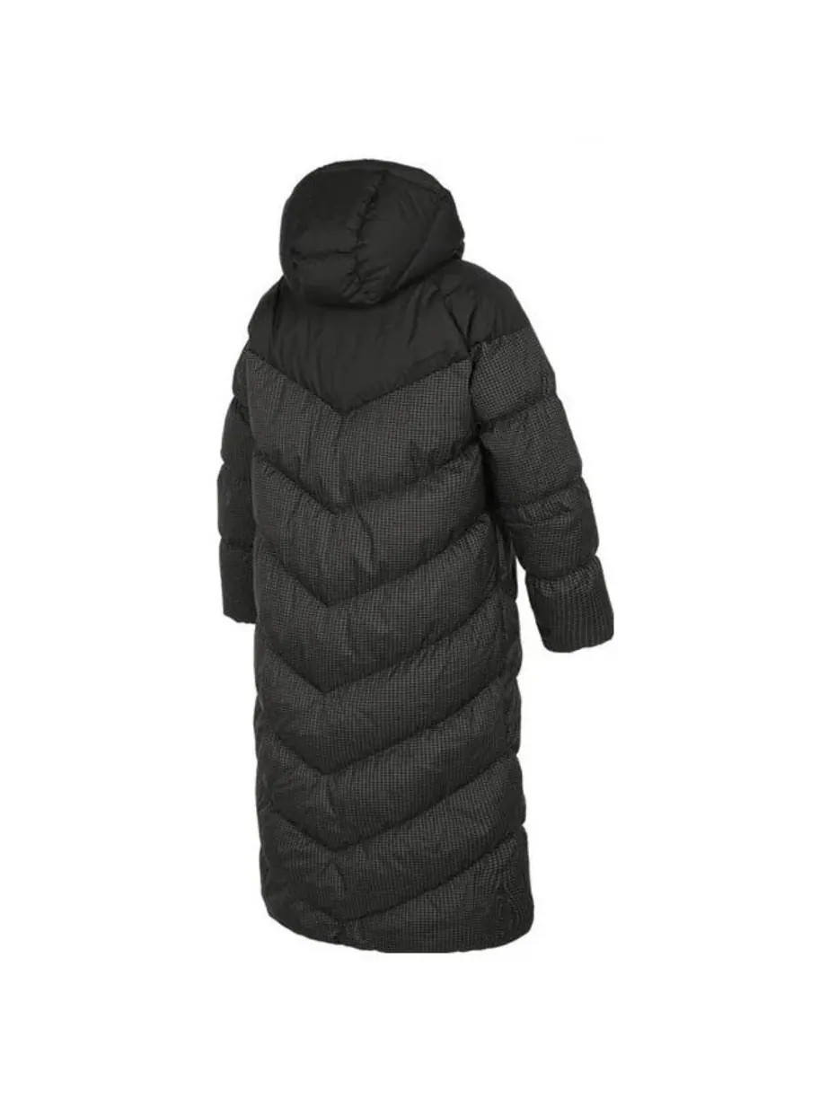 Пуховик Nike Sports Loose Casual Long Hooded — изображение 2 из 3, черный