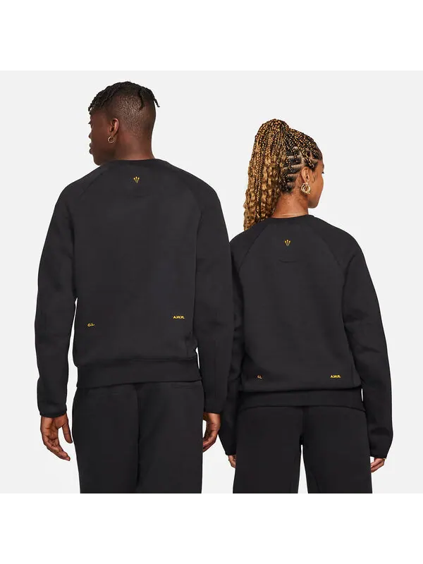 Рубашка x nocta drake tech флисовая толстовка Nike — изображение 3 из 4, черный