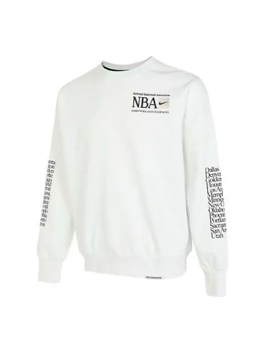 Спортивный топ Nike Team 31 Standard Issue Dri-FIT NBA Crew-Neck Top 'White' FD8469-121 — изображение 1 из 2, белый