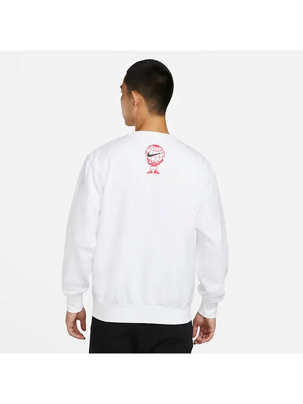 Футболка dri fit стандартный выпуск футбольной команды Nike — изображение 3 из 4, белый/красный