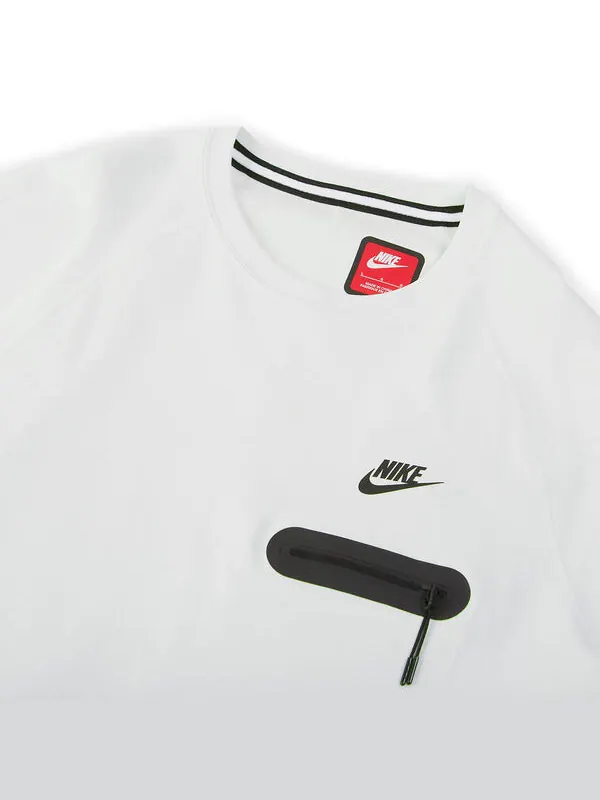 Свитера технический флис легкий свитшот Nike — изображение 3 из 3, белый/мульти