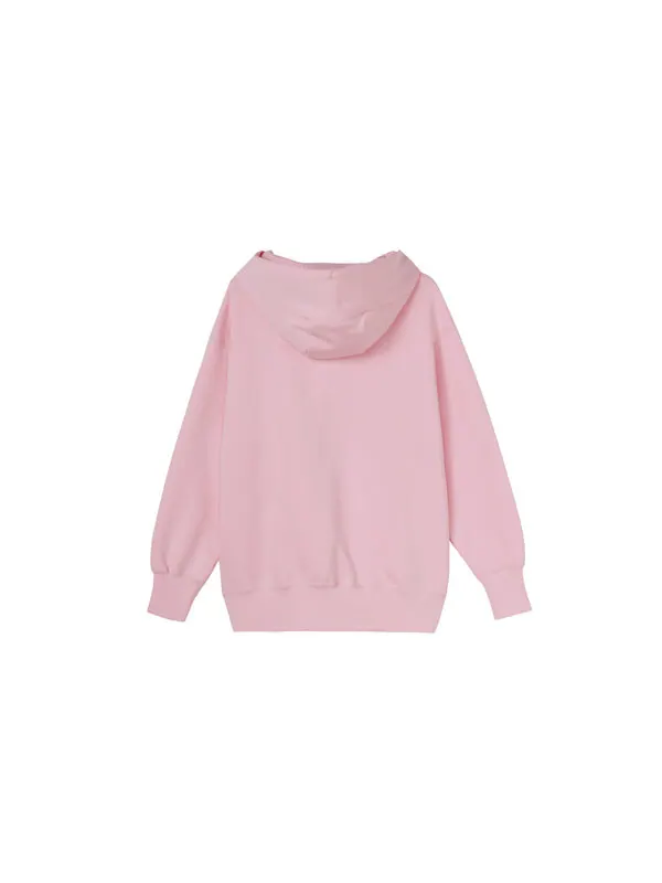 Толстовка (WMNS) Nike Heart Swoosh 'Pink' — изображение 2 из 3, розовый