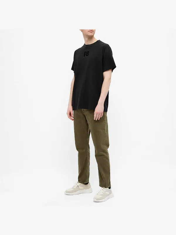 Футболка fg tee 'vintage black' Fear Of God — изображение 4 из 4, винтажный черный