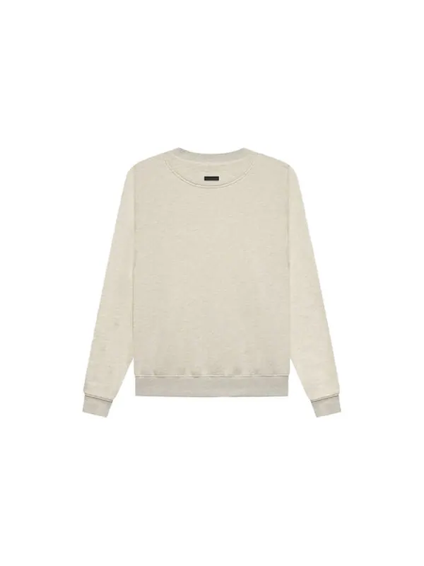 Толстовка g crewneck sweatshirt 'cream heather' Fear Of God — изображение 3 из 4, кремовый/черный