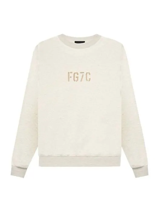 Рубашка Fear of God Inside Out Crewneck Sweatshirt 'Cream Heather' — изображение 1 из 3, бежевый