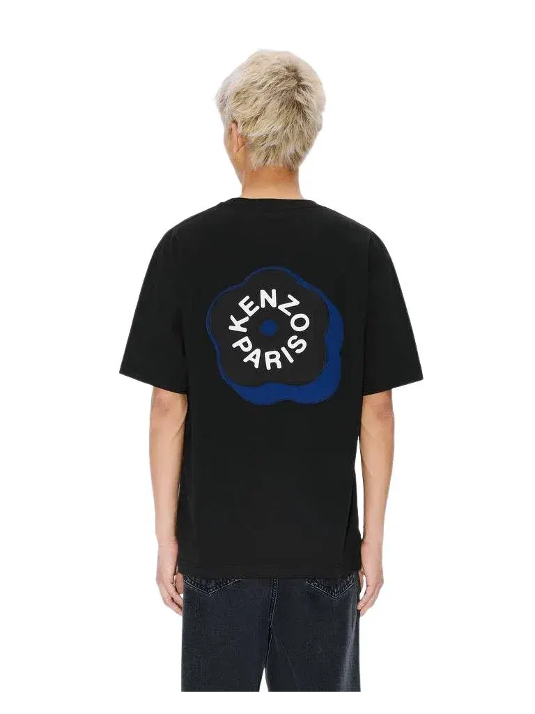 Футболка оверсайз KENZO Boke Flower 2.0 из хлопка, цвет «черный» FG55TS4024SG.99J — изображение 4 из 7