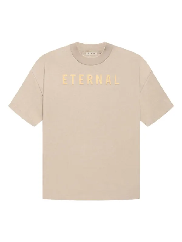 Футболка Fear of God Eternal с логотипом — изображение 1 из 1, бежевый/оранжевый