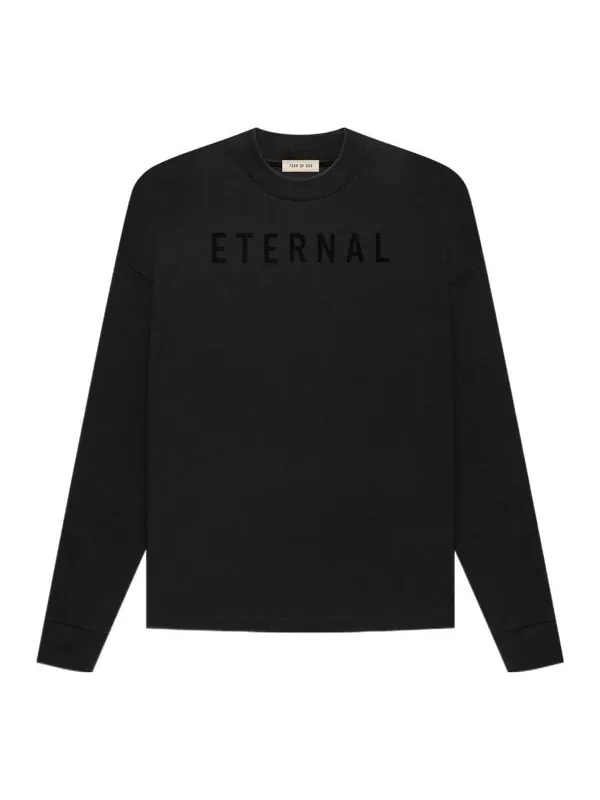 Лонгслив мужской Fear of God FW22 Eternal с вышивкой — изображение 1 из 2, черный