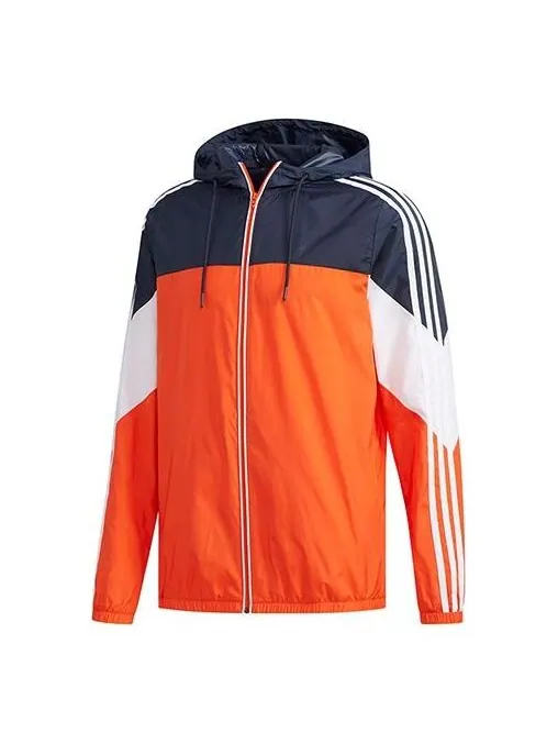 Ветровки neo m cs ris wb colorblock athleisure casual спортивная куртка Adidas — изображение 1 из 4, оранжевый