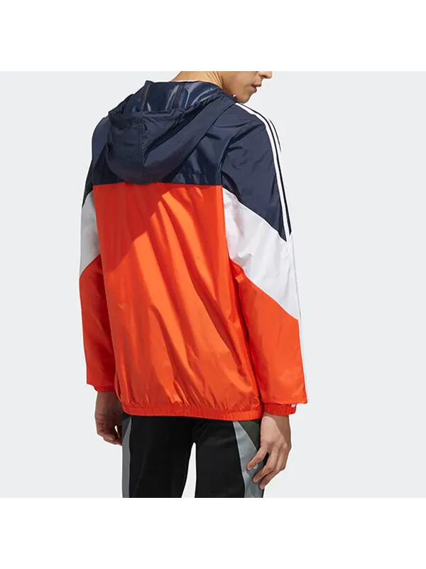 Ветровки neo m cs ris wb colorblock athleisure casual спортивная куртка Adidas — изображение 4 из 4, оранжевый